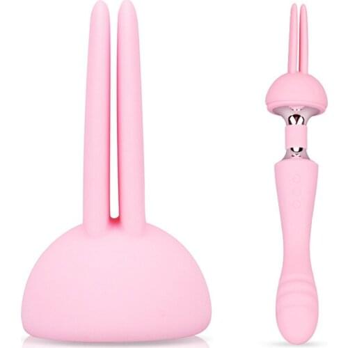 10 Speed Waterproof USB Rechargeable Dual Motor Vagina Vibrator Magic Wand G-spot Massager Clitoris stimulator Vibrador Sex toys