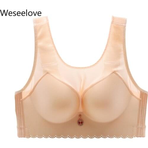 Womens Bra Large Cup 115DE 120DE Sexy Bras for Women 2020 New Push Up Bra Plus Size Black Bralette Soutien Gorge Femme E109-2