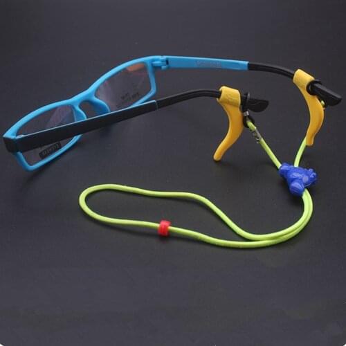 12PCS Colorful Glasses Anti-skid Rope Eyeglass Holder Childrens Sports Cartoon Glasses Rope Color Randomly send