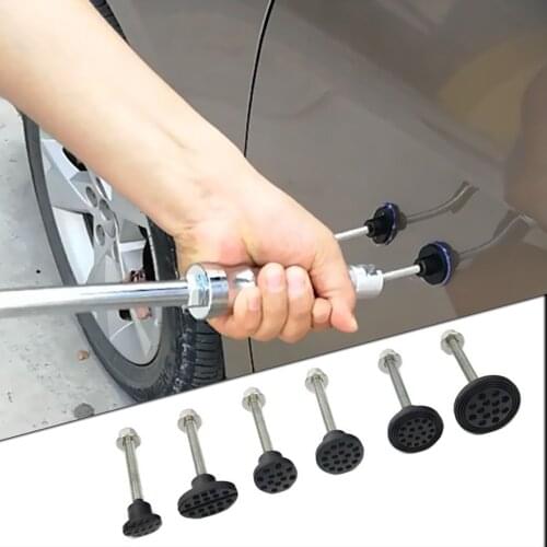 6 Pcs Glue Tabs for Car Paintless Dent Repair Puller Tools Plastic Glue Tabs Removal Set Tools Hand Tool Sets