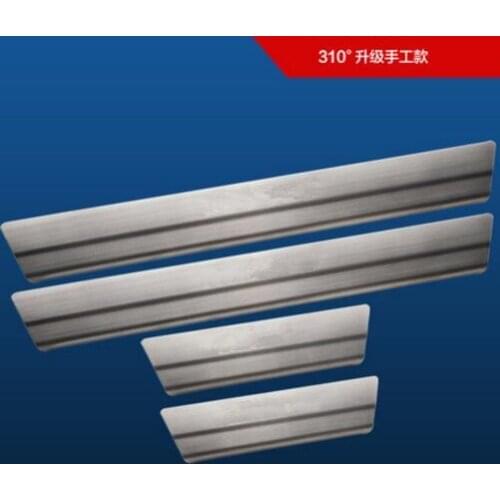 Car accessories interior external welcome pedal scuff plate door sill 4 pcs/lot case for ford Focus 3 sedan Hatchback 2012-2017