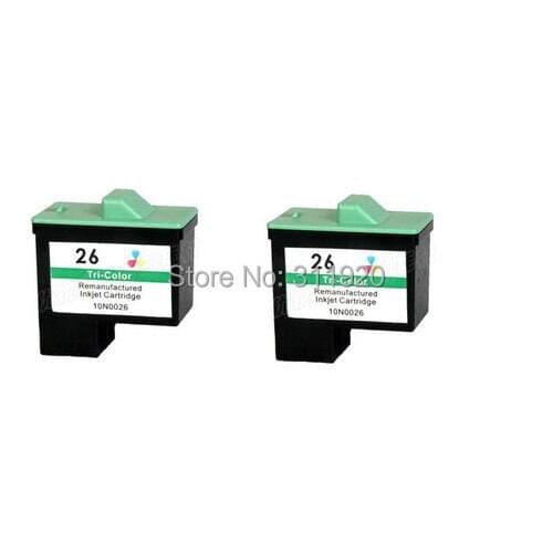 Einkshop For lexmark 26 Ink Cartridge For Lexmark X1110 X1140 X1150 X1155 Z24 Z25 Z33 Z34 Z503 Z510 Z511 Z512 Z514 Z515 Z516