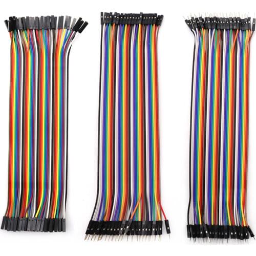 40PIN Dupont Line 10CM 20CM 30CM Male to Male + Female to Male + Female to Female Jumper Wire Dupont Cable for arduino DIY KIT