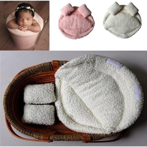 Newborn Baby Photography Props Posing Pillow Basket Filler Photo Prop Cushion Blanket Backdrops