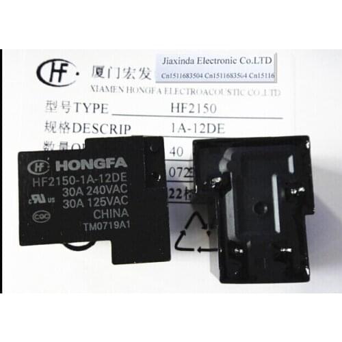 HOT NEW HF2150-1A-12DE HF2150-12DE HF2150 12VDC DC12V 12V T90 30A DIP4