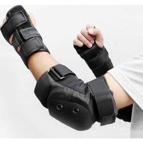 6pcs Unisex Protective Gear Breathable Elbow Knee Pads Wristguard Skiing Cycling Skateboard Skating Anti-slip Protector