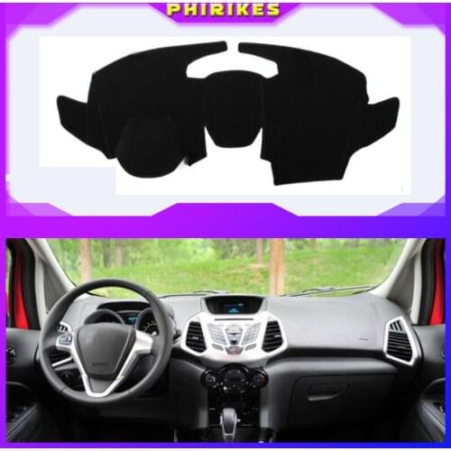 Car dashboard Avoid light pad Instrument platform desk cover Mats Carpets Auto accessories for Ford Ecosport 2013 2014 2015 2016