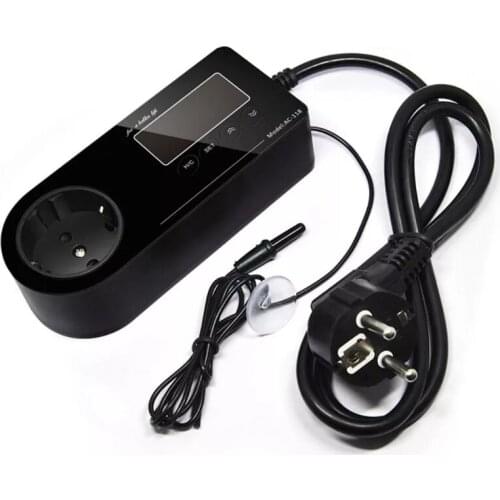 LeChong Fish Tank Smart Digital Thermostat Temperature Regulator Aquarium Reptile Heating Digital Display Humidity Controller