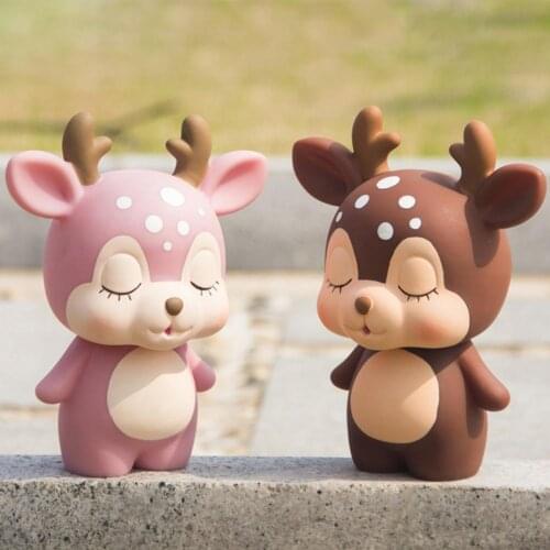 Cartoon Cute Deer Shape Piggy Bank Money Box Coin Storage Container Kids Gift Kids Toys Home Decor Money Saving Box Home Decor