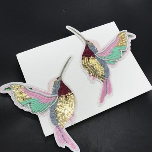 Custom sequin patches applique for clothes 500 pcs per design / size