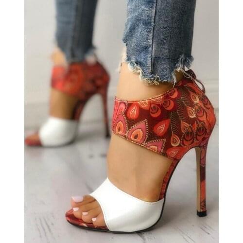 2021 New Thin Heeled Sandals New Shoes Woman High Heels Pumps Sandals Fashion Summer Sexy High Heels Womans Shoes