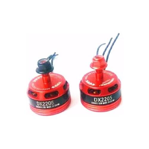 New Arrival 4pcs //lot 2205 BR2205 2300KV 2-4S Brushless Motor 2 CW & 2 CCW For QAV250 ZMR250 260 Multirotor