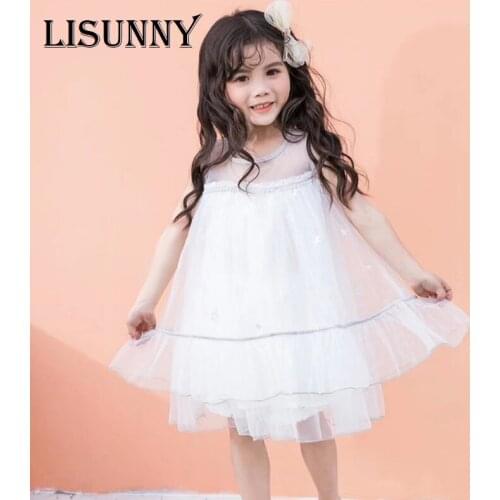 Baby Girl Dress Princess Dresses Fashion Baby Girl Clothes Lace Flower Embroidered Toddler Kids Dresses Girl Clothes 2-7y