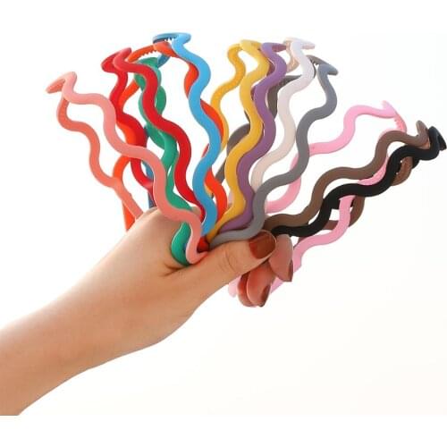 4Pcs Fashion Acrylic Mixed Colors Headband Hairband for Women Girl Hair Accessories Styling Tool Accessories Headwear Headband