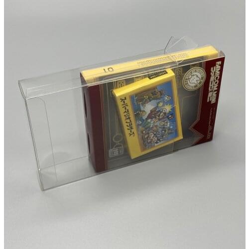 Transparent storage box display box Collection box for GBA for FC Mini game protective box