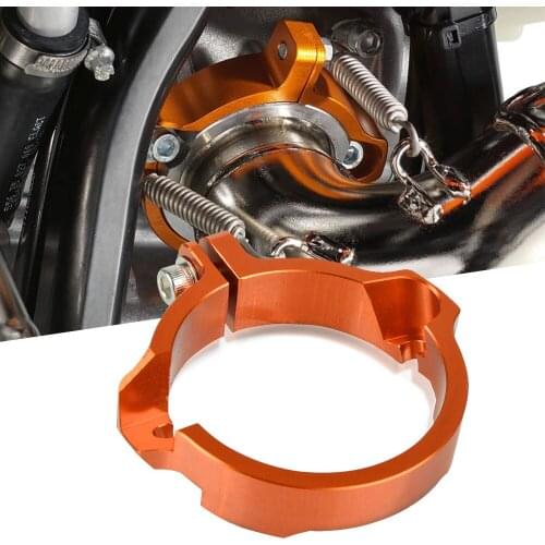 Exhaust Flange Guard for Husqvarna TE TC TX 250 300 2017-2020 2019 2018 Exhaust Outlet Pipe Clamp For 250/300 SX XC XCW Six Days
