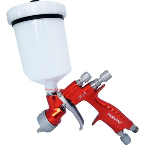 High performance spray gun gravity spray gun 1.3mm nozzle spray gun SR100 spray gun for car motorcycle spraying