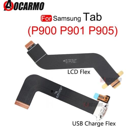 For Samsung GALAXY Tab Note Pro 12.2 P900 P901 P905 USB Charger Charging Port Dock And LCD Flex Cable Repair Replacement Part