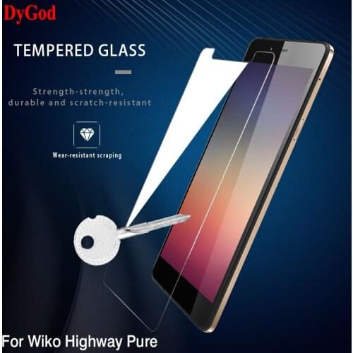 4.8 inch For Wiko Highway Pure Tempered Glass Front Film Screen Protector Glass 5.0 inch For Wiko Jerry Phone Glass Cover Film