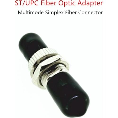 10pieces/lot FTTH ST Female Optic Fiber connector Single-mode 9/125um Simplex ST/UPC Fiber flange Fiber Optic Adaptor