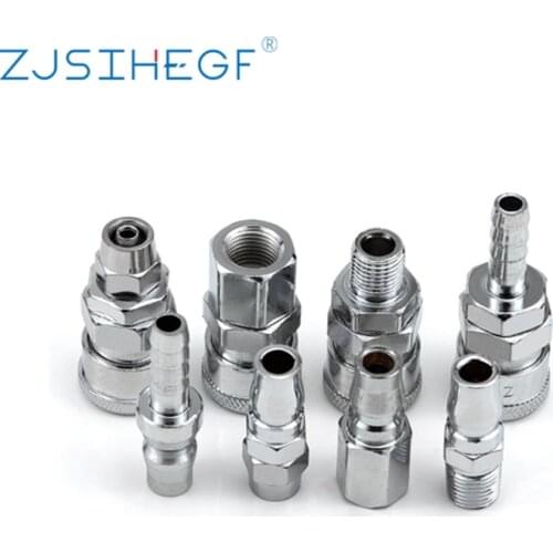 10PCS/Lot Pneumatic Fitting C Type Quick Connector High Pressure Coupling PP SP PF SF PH SH PM SM 20 30 40 Work On Air Compress