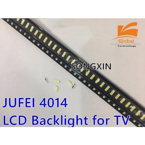 100PCS JUFEI SEOUL 4014 SMD Beads Original Cold white 0.3W 0.5W 1W 3V 6V 150mA For TV/LCD Backlight EMC PCT LED REPLACE 4020