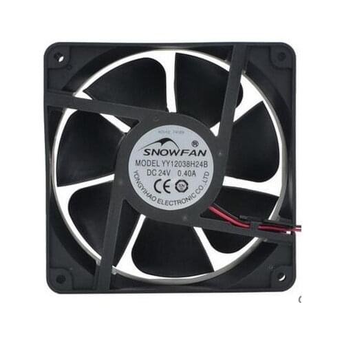 12cm 120*120*38MM YY12038H24B 12038 24V 0.4A 2 line industrial fan DC fan