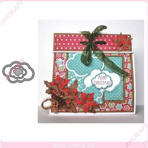 3pc Mini Cloud Metal Cutting Dies for DIY Scrapbooking Photo Album Decorative Embossing PaperCard Crafts Die2021