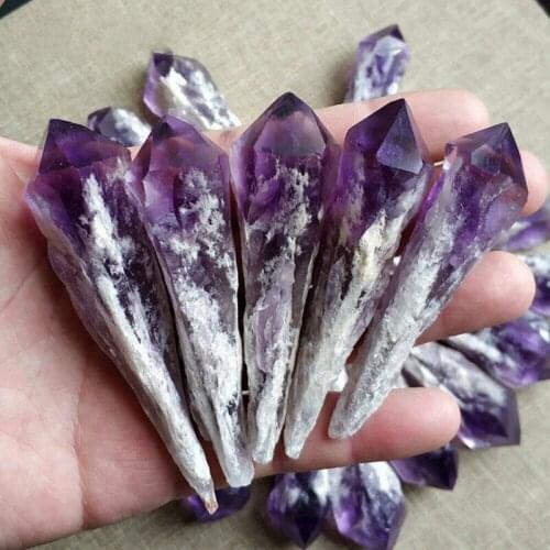 Big Amethyst Cluster Stone Crystal Point Natural Quartz Wand Specimen Reiki Stone Healing Mineral Decoration
