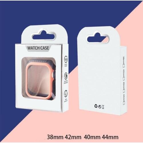 200pcs Wholesale Paper Packaging Box for Apple Watch 1 2 3 4 40mm 44mm 42mm 38mm Screen Protector watch case Retail Package