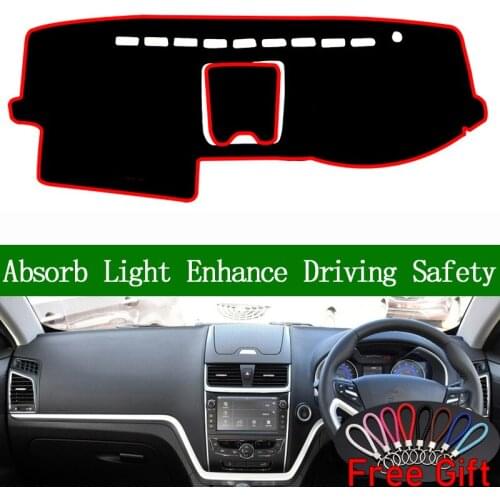 For GEELY EMGRAND EC7 2016 Right Hand Drive Dashboard Cover Car Stickers Sun Shade Dash Mat Carpet Interior Accessories