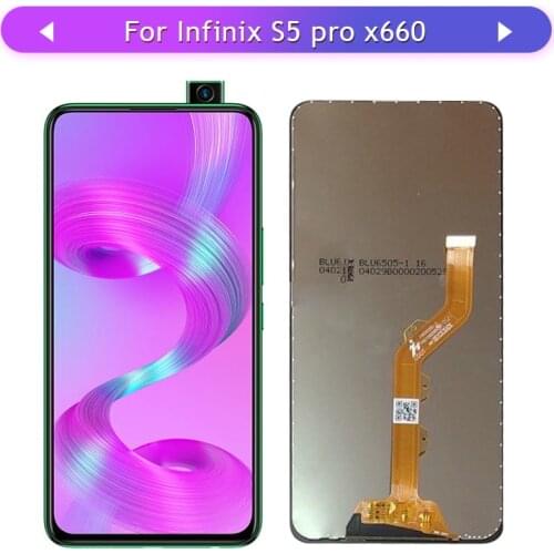 For Infinix S5 Pro X660 LCD Display Screen Assembly Full Complete Glass Digitizer Replacement