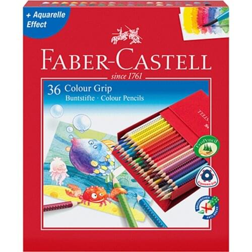 Faber-Castell Grip 2001 Colored Pencils, Studio Box, 36 Colours
