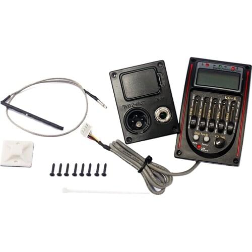 Guitar Pickup EQLC-5 Tuner Guitar Preamp Equalizer Guitar Intrument Accessories