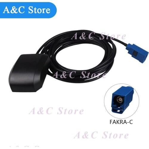 GPS Antenna Fakra MFD2 RNS2 RNS 510 MFD3 RNS-E For VW Skoda For Benz For Audi VW Skoda Benz with 3 meters cable 20pcs/lot