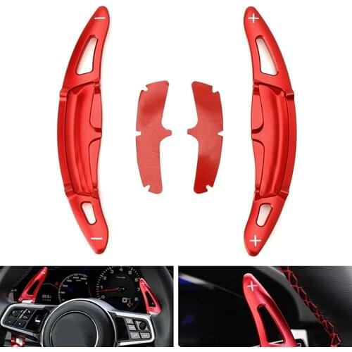 Steering wheel DGS shift paddle shift lever extension kit for Porsche Cayenne Macan Panamera 911 Cayman / Boxster