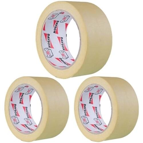 Masking Paper Tape-48mm x 35m-Easy Detachable-Trace Lint-Hobby and Dyeing of Easy use-3 Pcs-Dayson