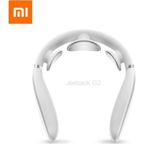 Xiaomi Cervical Massager G2 TENS Pulse Protect the Neck Only 190g Double Effect Hot Compress L-Shaped Wear Work With Mijia App
