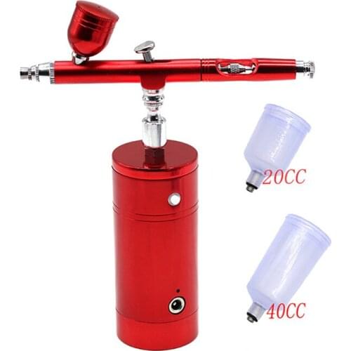 Airbrush Set Small Spray Pump Pen Set Beautiful Air Compressor Kit for Art Painting Tattoo Craft Cake Spray Model