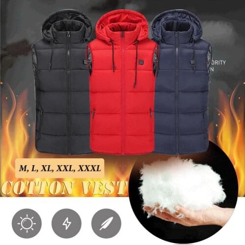 Upgrade Electric Heated Vest USB Rechargeable Heating Warm Waistcoat Sports Heating Vest For Climbing Hiking Skiing Snowboarding