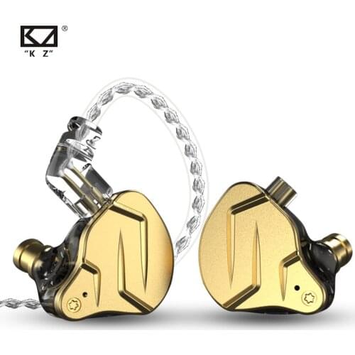 KZ ZSN Pro X 1BA+1DD Hybrid technology HIFI Bass Earbuds Metal Earphones In Ear Monitor Earphones Sport Noise Cancelling Headset