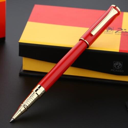 Picasso 988 Pimio POLO Metal Roller Ball Pen with Ink Refill, Three Color Gift Optional Office Business School Writing Pen