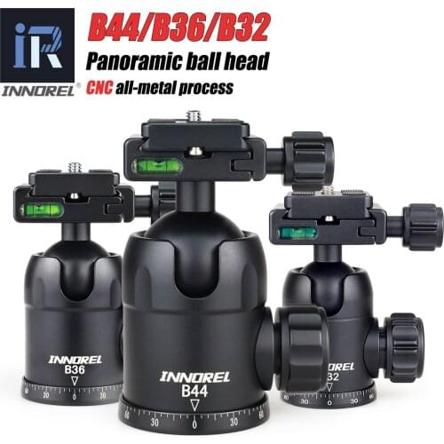 Camera Tripod Ball Head Lens Stand CNC All Metal Process Rotating Panoramic BallHead with Quick Release Plate of Acar Swiss