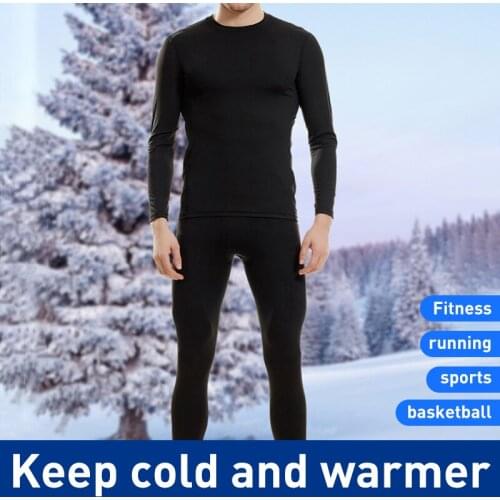 Cycling Base Layers Quick Dry Winter Thermal Underwear for men Keep Warm Long Johns Fitness flecce legging tight undershirts