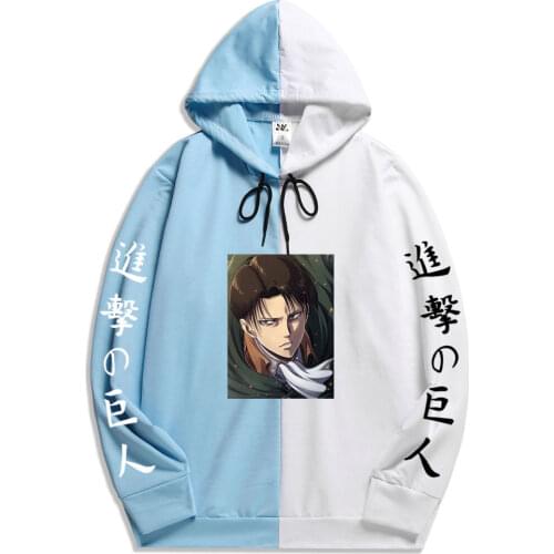 Spring and Summer New Sweatshirt Anime Attack on Titan Pullovers Tops Long Sleeves Hoodie Neutral Cloth hoodies Soft Thin