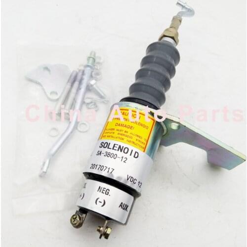 Fuel Shutoff Stop Solenoid Valve 1751-12RU1B2S1, SA-3800-12 for RSV 1751-12 solenoid right mounted