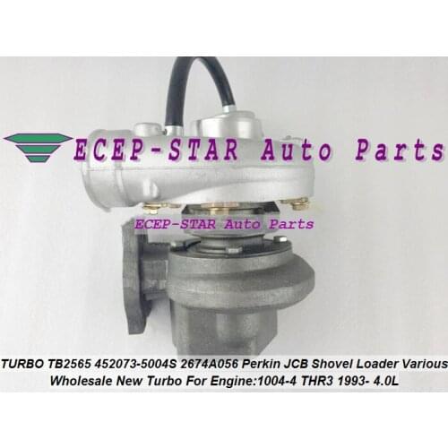 TURBO TB2565 452073-5004S 452073 2674A056 Turbocharger For Perkin s For JCB Shovel Loader Power Various 1004-4 THR3 1993- 4.0L