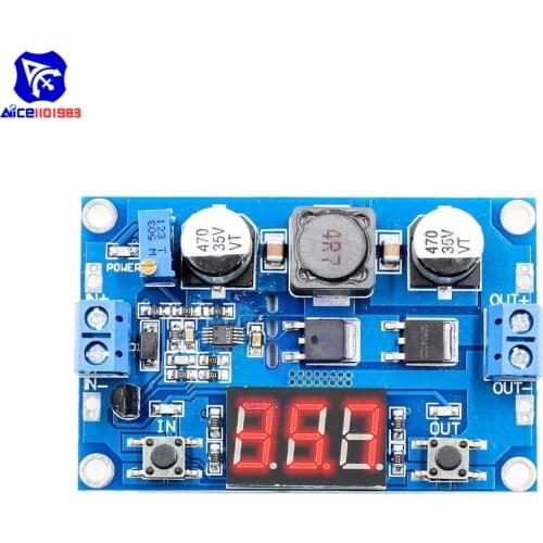 Diymore LTC1871 DC-DC 3 ~35V to 3.5 ~35V 100W Booster Step Up Power Supply Module Converter Voltage Regulated with Voltmeter