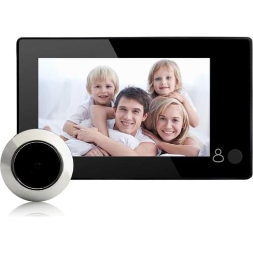 4.3inch 140 degree Wide Angle IR Night Vision Video Door Phone Long Time Standby Visual Peephole Viewer