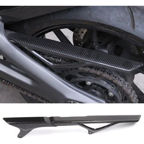 Carbon Fiber Rear Chain Mud Guard Cover Protector For MT09 MT 09 MT-09 2014 2015 2016 2017 Motorcycle Accessories for mt 09